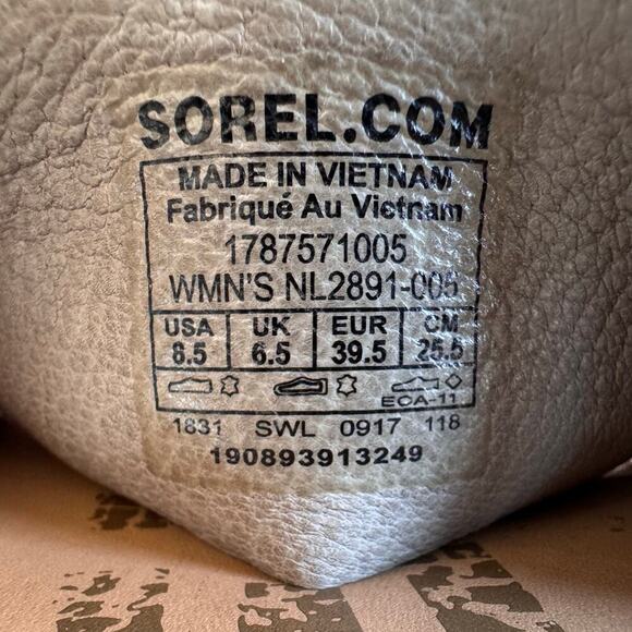 Sorel Ella Cross Strap Sandal Gray Taupe Slip-On, Women's Size 8.5 - Picture 9 of 9